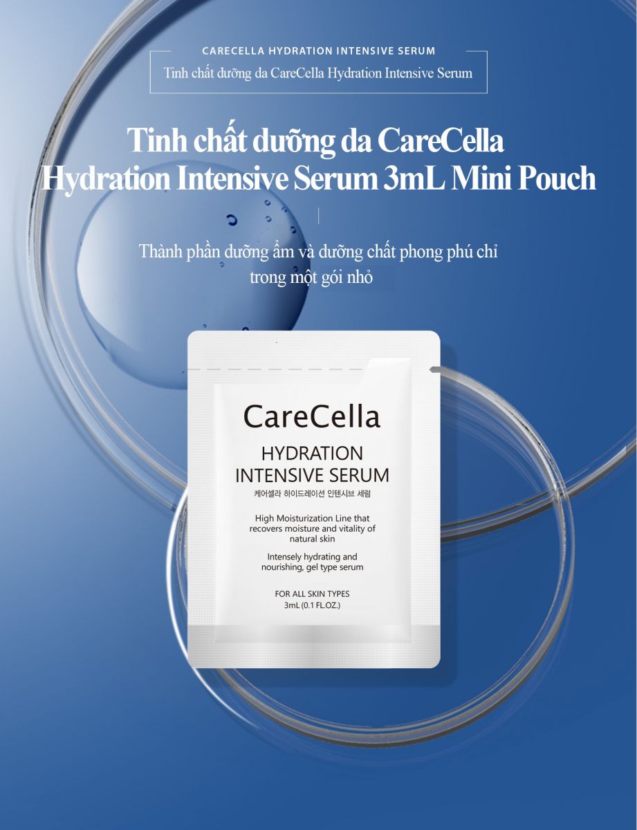Tinh chất dưỡng da CareCella Hydration Intensive Serum 3mL Mini Pouch